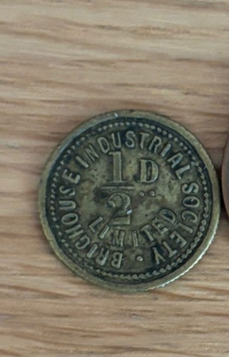 Operative brighouse token - brighouse,