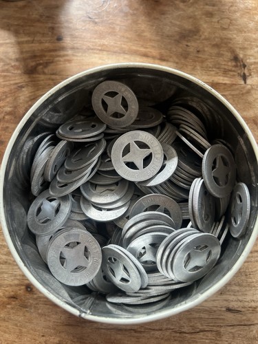222 metal typer tokens - typer,
