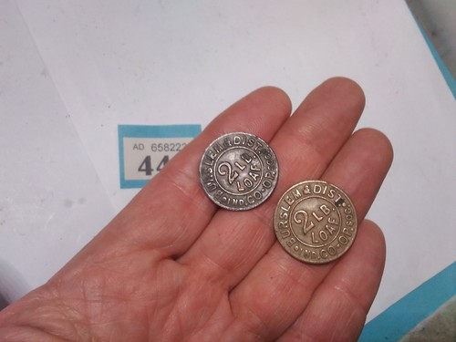 Vintage burslem token x - burslem,