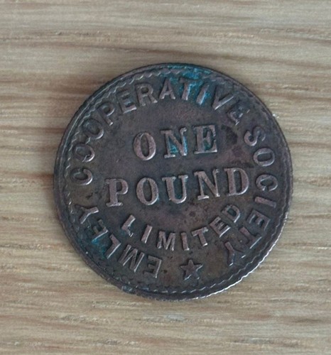 Emley victorian token - ,