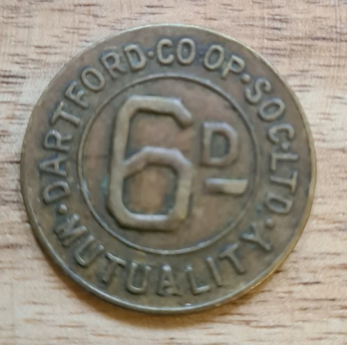 Dartford token kent - co-op,
